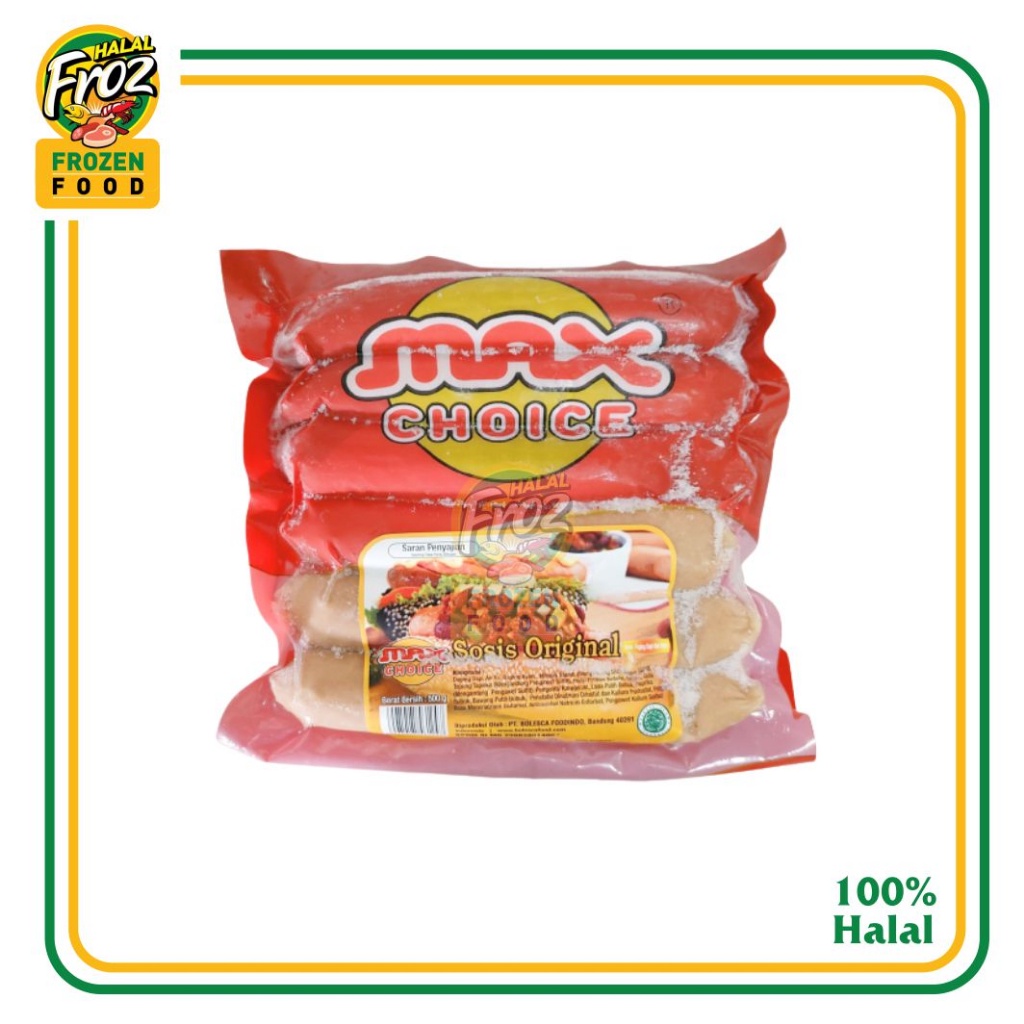 

Sosis Sapi Max Choice 500 Gram 6 Pcs HFPRS