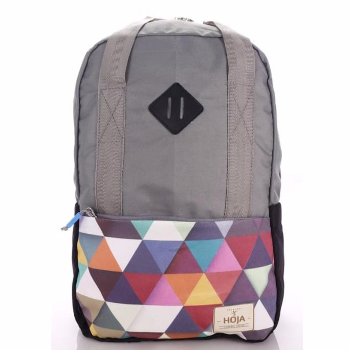 HOJA CORINA GREY - TAS LAPTOP BACKPACK BODYPACK WANITA TAS SEKOLAH RANTIHILMA6