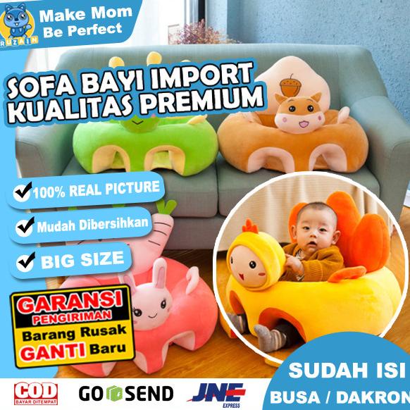 Sofa Bayi Jumbo Lucu | Sofa Bayi Motif Hewan | Sofa Belajar Duduk Bayi