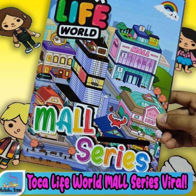 Bestseller Toca Boca Life World Mall Series Busy Book Paper Doll Viral