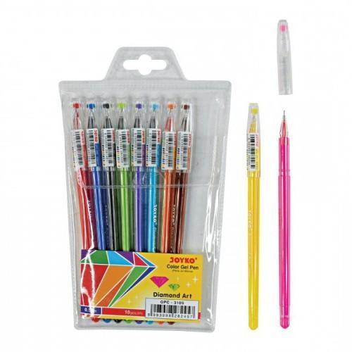 

PULPEN WARNA COLOR GEL PEN - JOYKO GPC-310S 10 WARNA