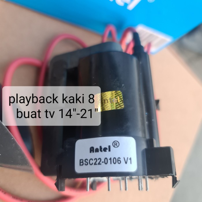 playback flyback tv tabung bsc22-0106 bsc 25 22-0106 kaki 8 pin 8pin