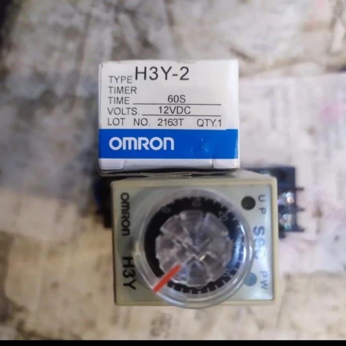 TIMER OMRON H3Y-2 60SEC OMRON 12VDC