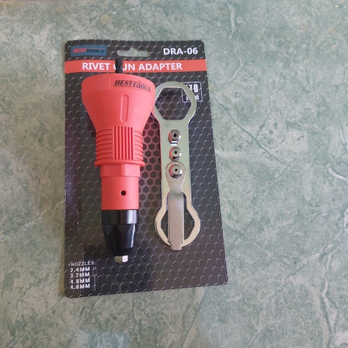 TEMBAKAN PAKU RIPET - ADAPTER TANG PAKU RIVET OTOMATIS - BAJA RINGAN