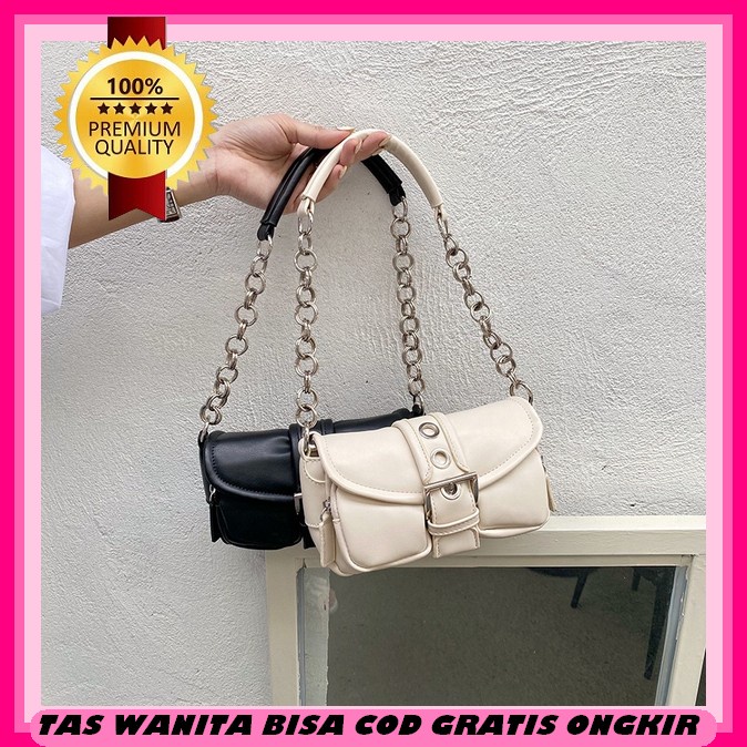 Shoulderbag Mini Rantai Shoulderbag Kanvas Bags Premium Taa Cangklong Tas Wanita Kekinian 2023 Viral
