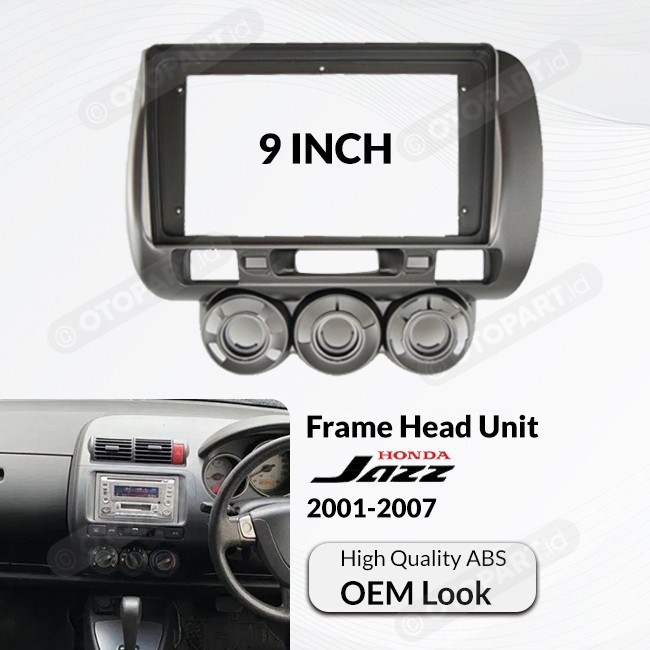 Frame Head Unit OEM Honda Jazz GD3 2001-2007 9" inch star