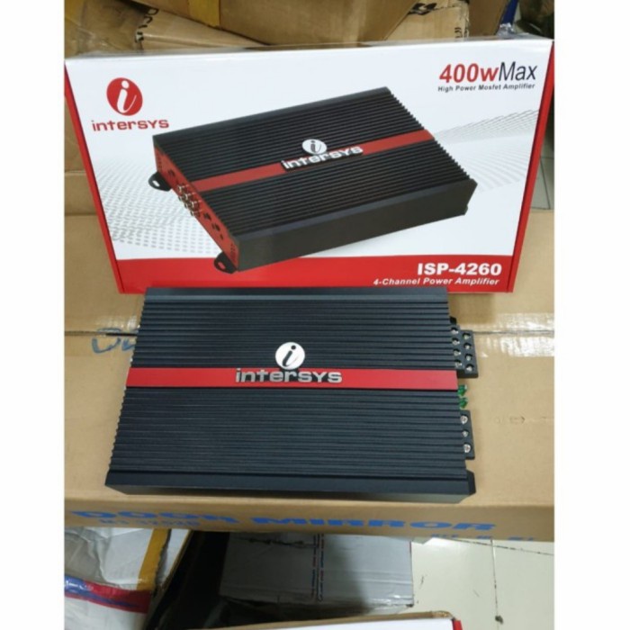 Power Amplifier 4 Channel Intersys ISP-4260 Mobil Universal star