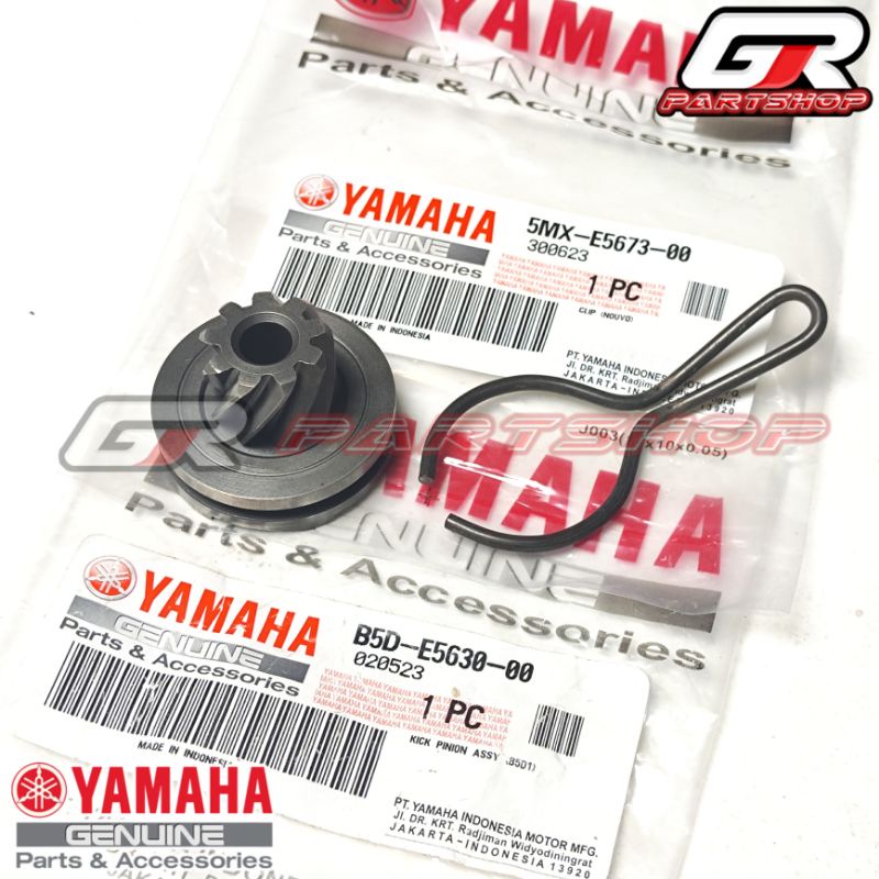 GIR PINION B5D FREEGO, MIO GEAR 125 ORI YGP ORIGINAL YAMAHA GEAR GIGI PINION SELAH SELAHAN