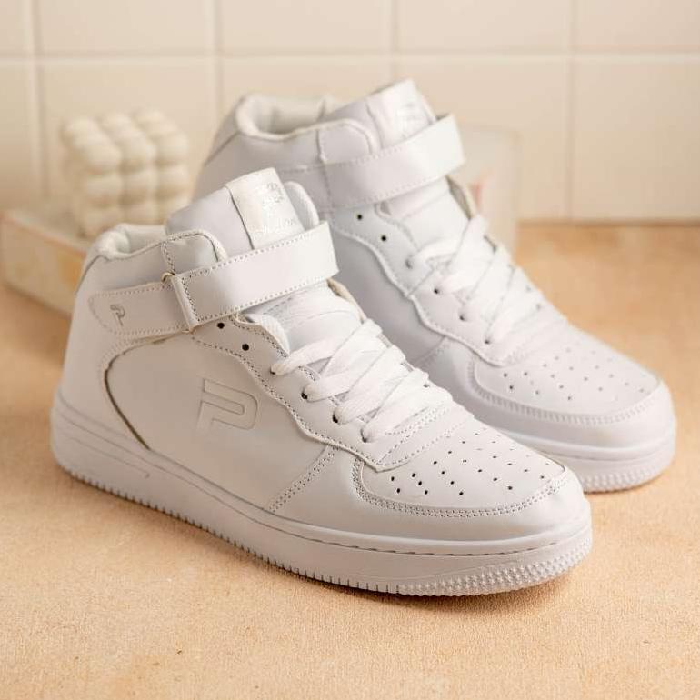 Cuma Disini Untuk Kamu PAULMAY - Sepatu Sneakers Pria Porto - White