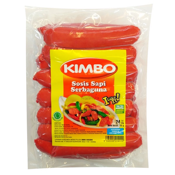 

Kimbo Sosis Sapi Serbaguna 24 Pcs