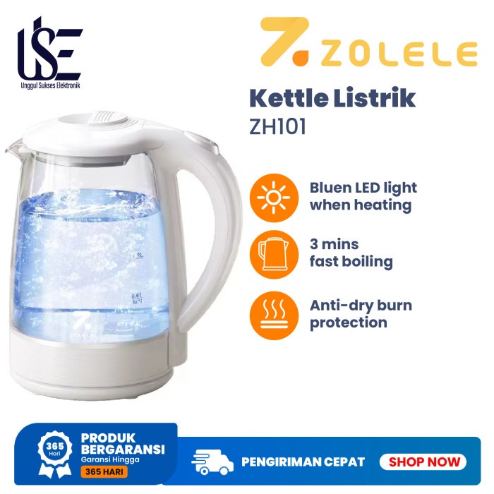 Zolele Zh101 Kettle Listrik 2L Electric Water Heaters Tea Dispenser