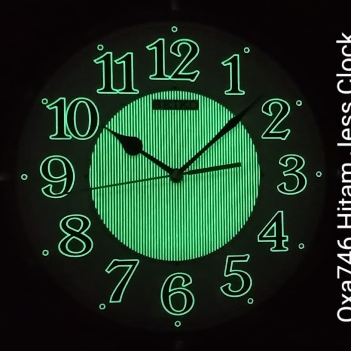 Qxa734 Mesin Sweep Jam Seiko Glow In The Dark. Bestseller Jam Dinding