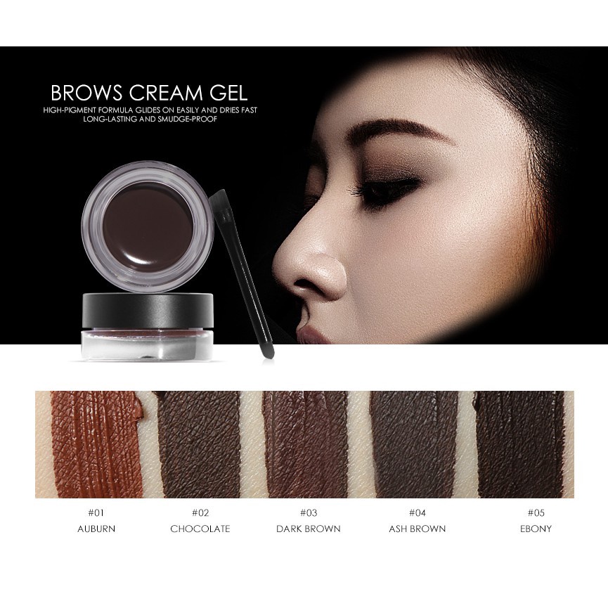 Terbaru READY FOCALLURE Eyebrow Cream Gel FA23 - Kosmetik Mata Waterproof Murah Banget