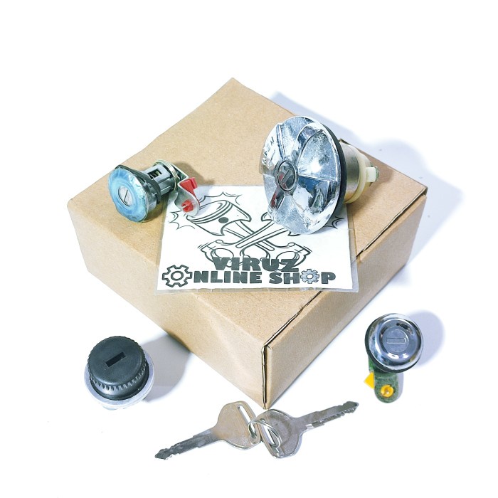 Best Seller Kunci Set Pintu Bensin Laci Mobil Toyota Kijang Super Kf50 5K 1Set Selamat Berbelanja
