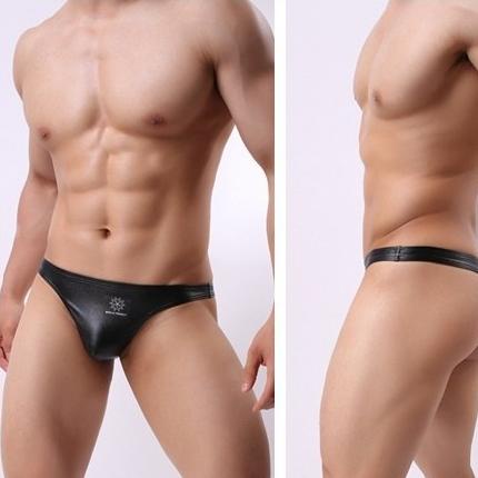 Brave Person Bikini Thong Leather Celana Dalam Pria