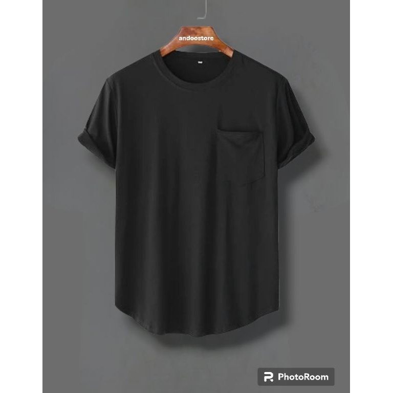 READY Kaos Lengan Pendek Oval Kantong Depan Premium Harga Terjangkau / Kaos Lengan Pendek / Kaos / K