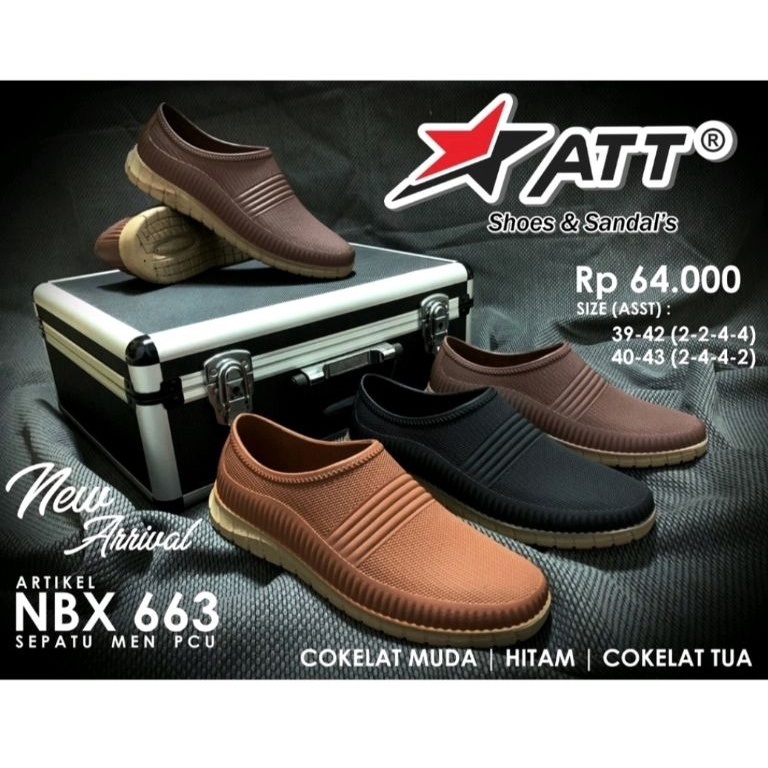 56 Sepatu Att Nbx 663 cowok keren murah Uk 40-43 Terupdate