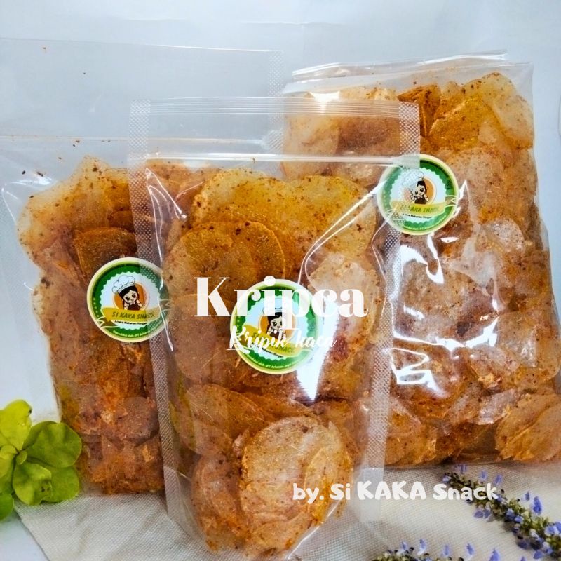 

KRIPCA KRIPIK KACA-CEMILAN SETIPIS KACA-KRIPCA PEDAS-SI KAKA SNACK [500gr]