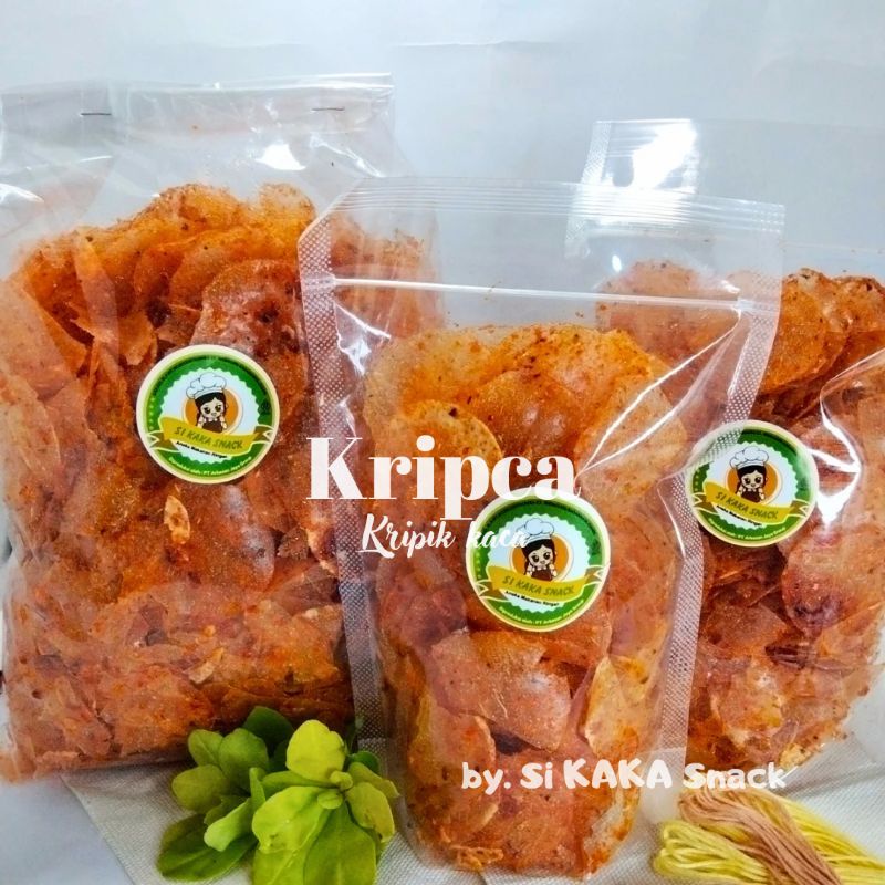 

KRIPCA KRIPIK KACA - CEMILAN SETIPIS KACA - KRIPCA PEDAS MANIS - SI KAKA SNACK [500gr]