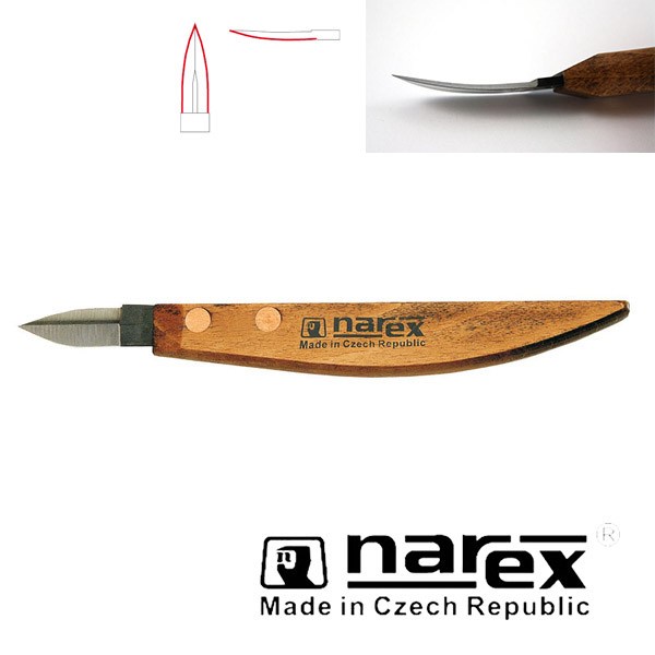 

NAREX Carving knife Curved bent PROFI