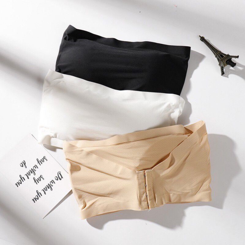 Kemben Seamless Tanpa Kawat Halus Korean Style Anti Nyeplak Jumbo Daleman W9K6 Fashion BH Polos Bra 