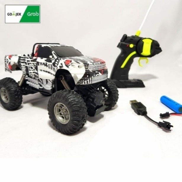 Rc mobil rock crawler model pick up scala 1:18 remote control