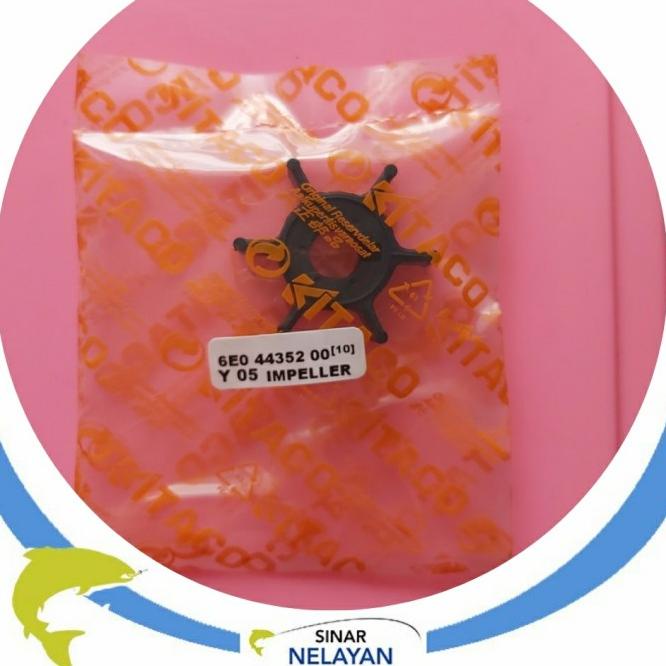 Wayer / Impeller Untuk Mesin Tempel Yamaha 5 Pk. Tipe 6Eo 44352 00