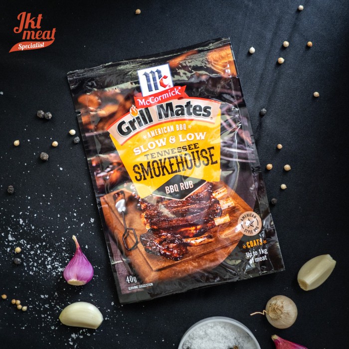 

Mccormick Smokin Texas Bbq Rub / Bumbu Bubuk Bbq / Grill Mates