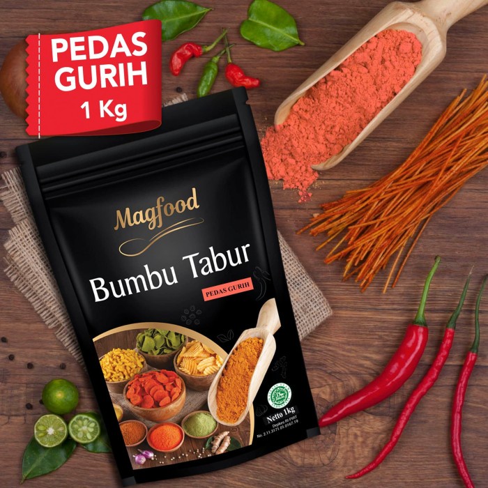 

Magfood Bumbu Tabur Pedas Gurih 1 Kg