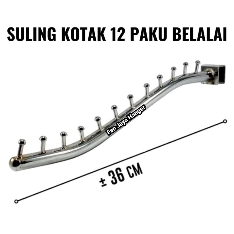 Hanger Suling Pipa Kotak