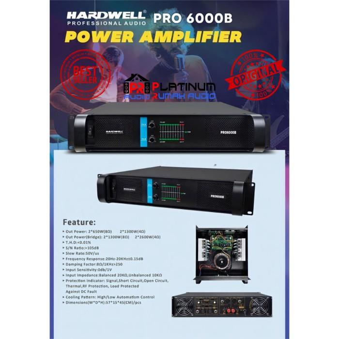 Power Amplifier Hardwell Pro 6000B / Pro6000B / Pro 6000 B (Original)