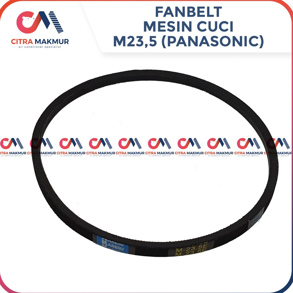 Stok Banyak Vanbelt M23.5 Mesin Cuci V Van Fan Belt Panbel Panasonic Fanbelt Vbelt M 23.5 o560 o-560
