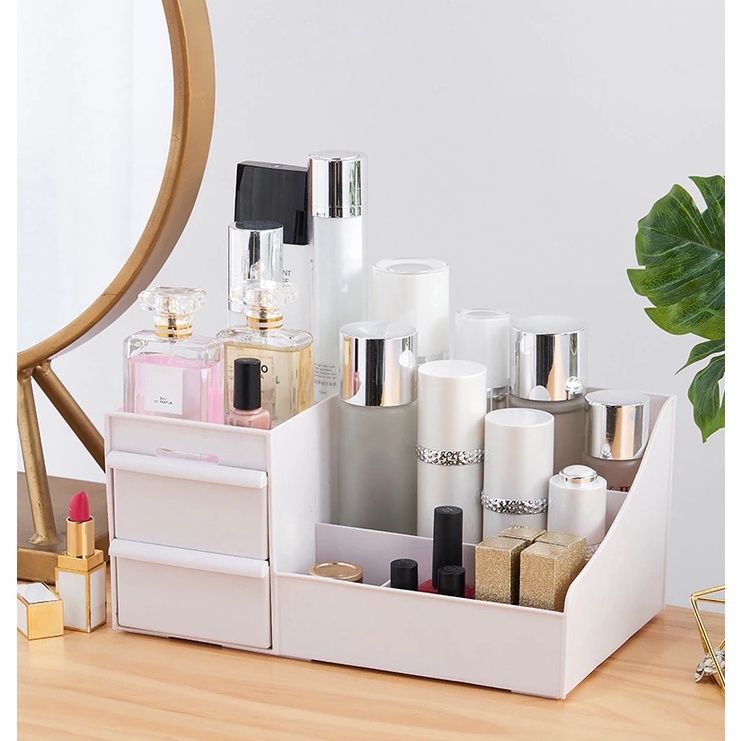 ➮PzS Rak Kosmetik Drawer Make Up Organizer Kotak Makeup Laci Rak Meja kecil NEW ✾ ★★★★★