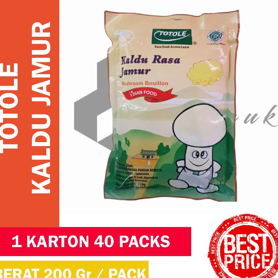 

Star Kaldu Jamur TOTOLE (200 Gram) Murah Meriah & Berkualitas !!! !