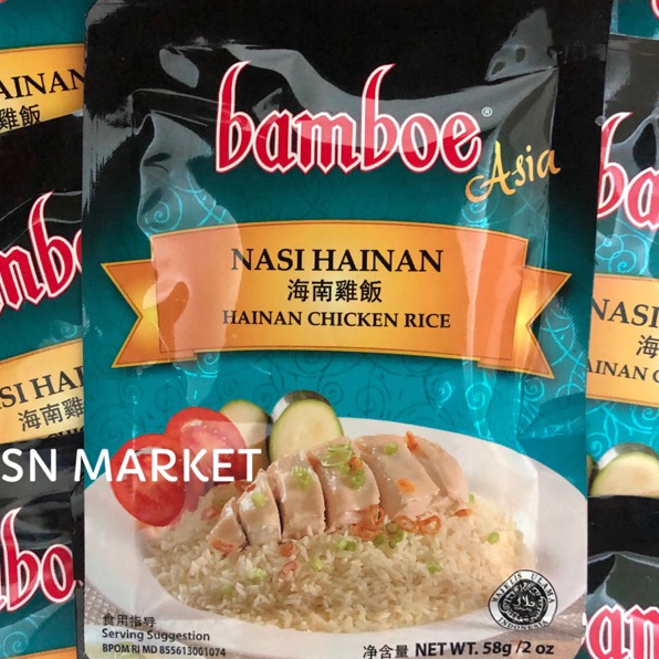 

➞✸✿ Bamboe Asia Nasi Hainan 58 gr Terkini