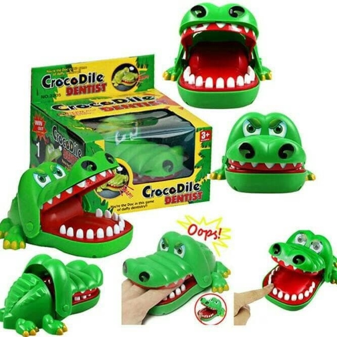 ™Cny MAINAN GIGIT BUAYA / MAINAN KEPALA BUAYA / PERMAINAN ANAK 3 TAHUN / GAME JEBAKAN LUCU t Produk 