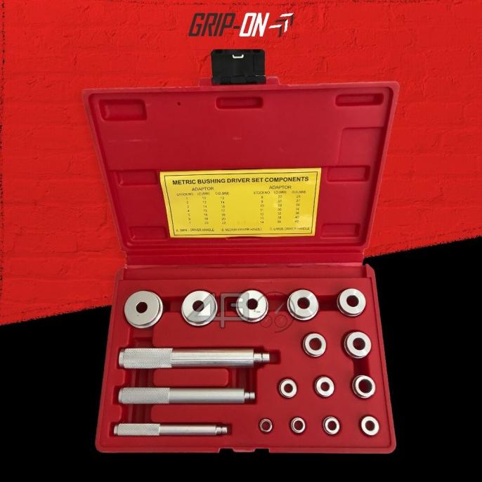 17 PCS METRIC BUSHING DRIVER SET GRIP ON