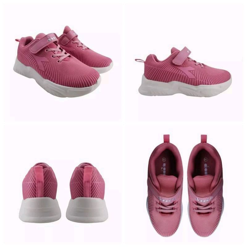 SALEEE 100% Original Diadora BIAGO dan Finci JR Pink Girl's Sneakers Shoes Product Code: DIACX210202