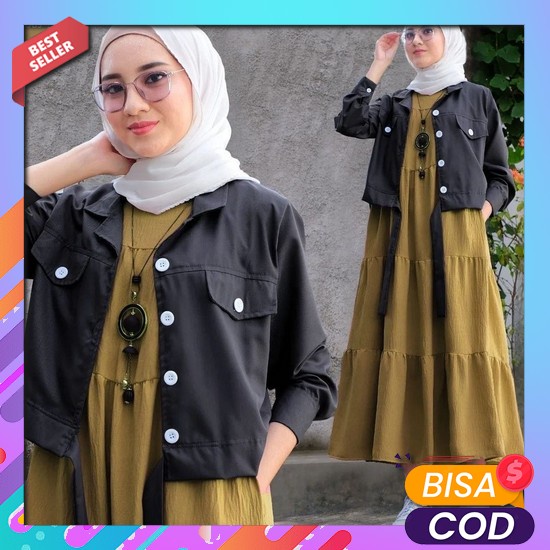 Stelan Wanita Dewasa Stel An Model Terbaru One Set Korea Style Baju Stln Ootd Hijab Swtelan Steln St