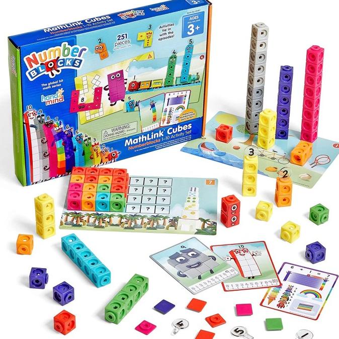 promo hand2mind MathLink Numberblocks 1-10 Activity Set, Mainan Edukatif ready stock