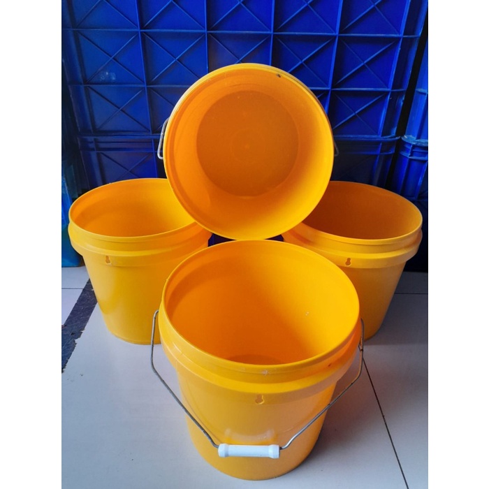 [Q5F78] Ember Bekas Selai/ Cat 10Kg /Ember Hidroponik Food Grade Fullset / Pot [W09M]
