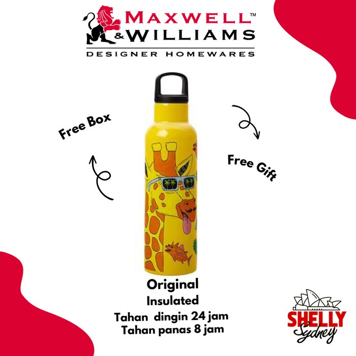 Bestseller Maxwell & Williams Drink Bottle 600Ml Insulated Original