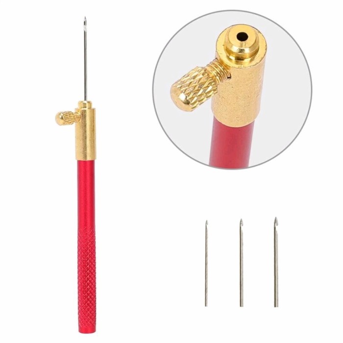 

FRENCH NEEDLE TAMBOUR HOOK JARUM RAJUT CROCHET ALLOY