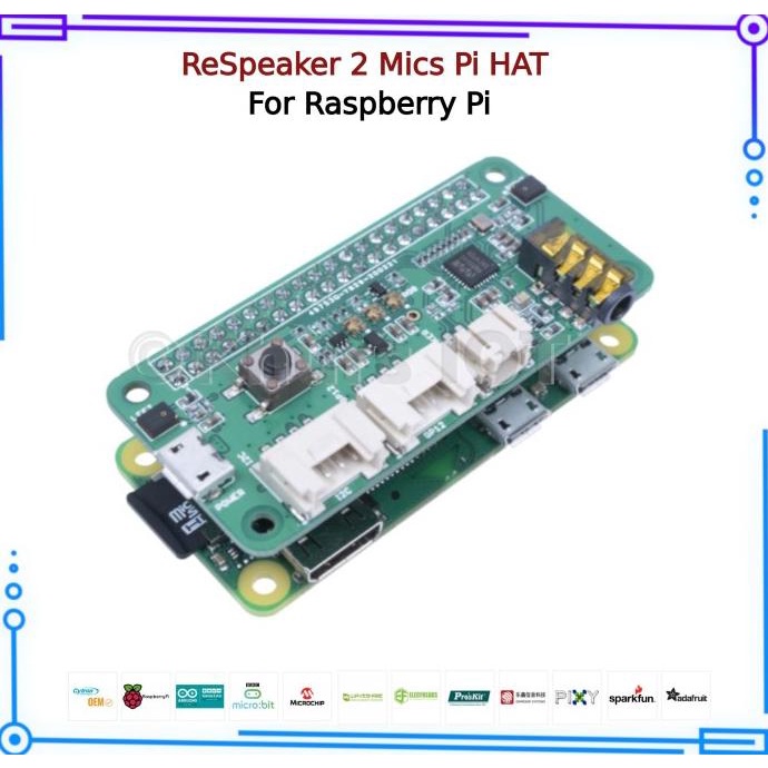 ReSpeaker 2 Mics Pi HAT For Raspberry Pi