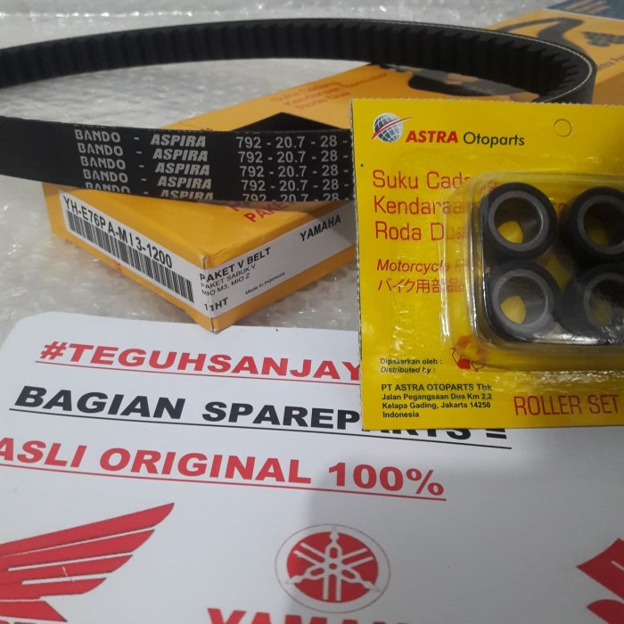 Van Belt V-Belt V Belt Set + Roller Mio M3 Mio Z 125 Original Aspira terlaris