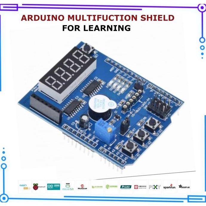 Arduino Multifunction For Learning + Sample Code