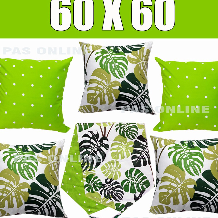 Termurah Set Taplak + Sarung Bantal Sofa 60x60.