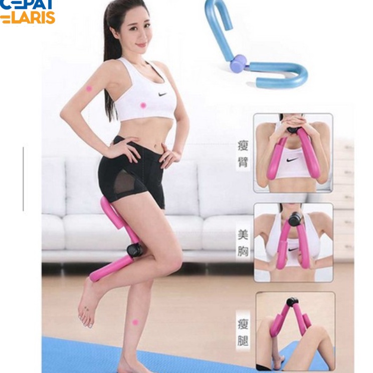 Diskon BcB CL Leg Trainer Alat Fitness Otot Paha Betis Kaki YogaAlat Olahraga Kaki Leg Clip Chest ✤ 