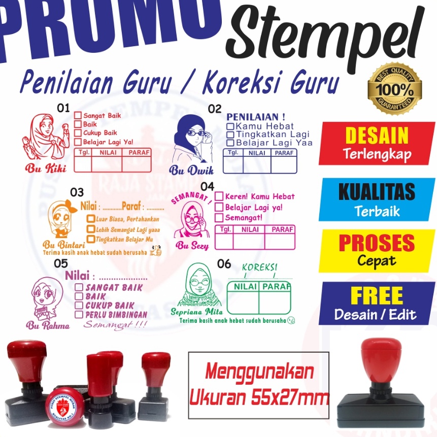 

[LO㊖.L♥> Stempel Nilai Guru / Penilaian / Koreksi / Checked / Rewardpasti.dikirim..!