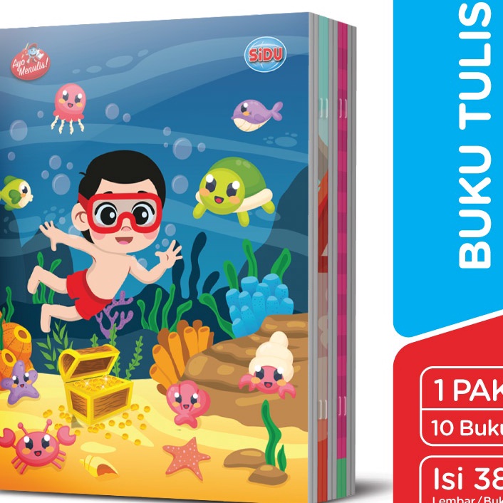 

(0L.✔F✮) SiDU Buku Tulis 38 Lembar- banyak diminati.!